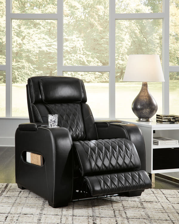 PWR RECLINER/ADJ HEADREST/Boyington/Black