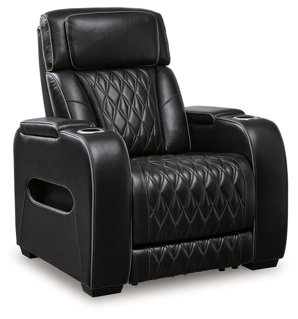 PWR RECLINER/ADJ HEADREST/Boyington/Black