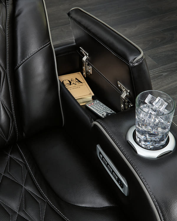 PWR RECLINER/ADJ HEADREST/Boyington/Black