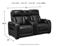 PWR RECLINER/ADJ HEADREST/Boyington/Black