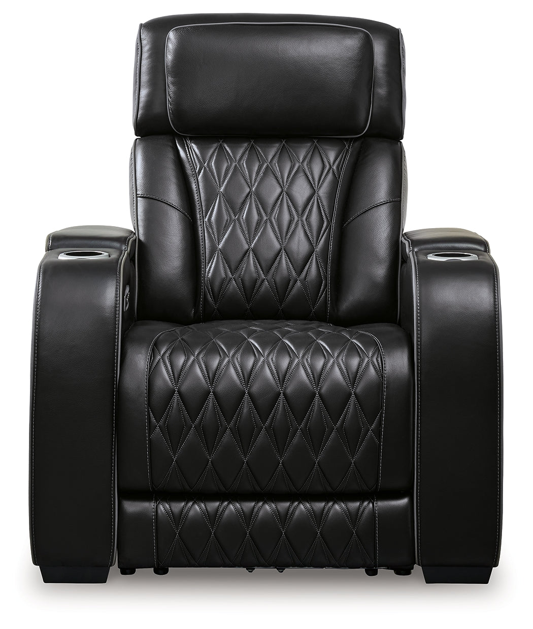 Boyington Black Power Reclining Sofa, Loveseat and Recliner