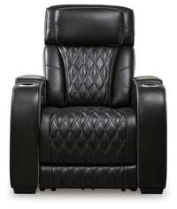 Boyington Black Power Reclining Sofa, Loveseat and Recliner