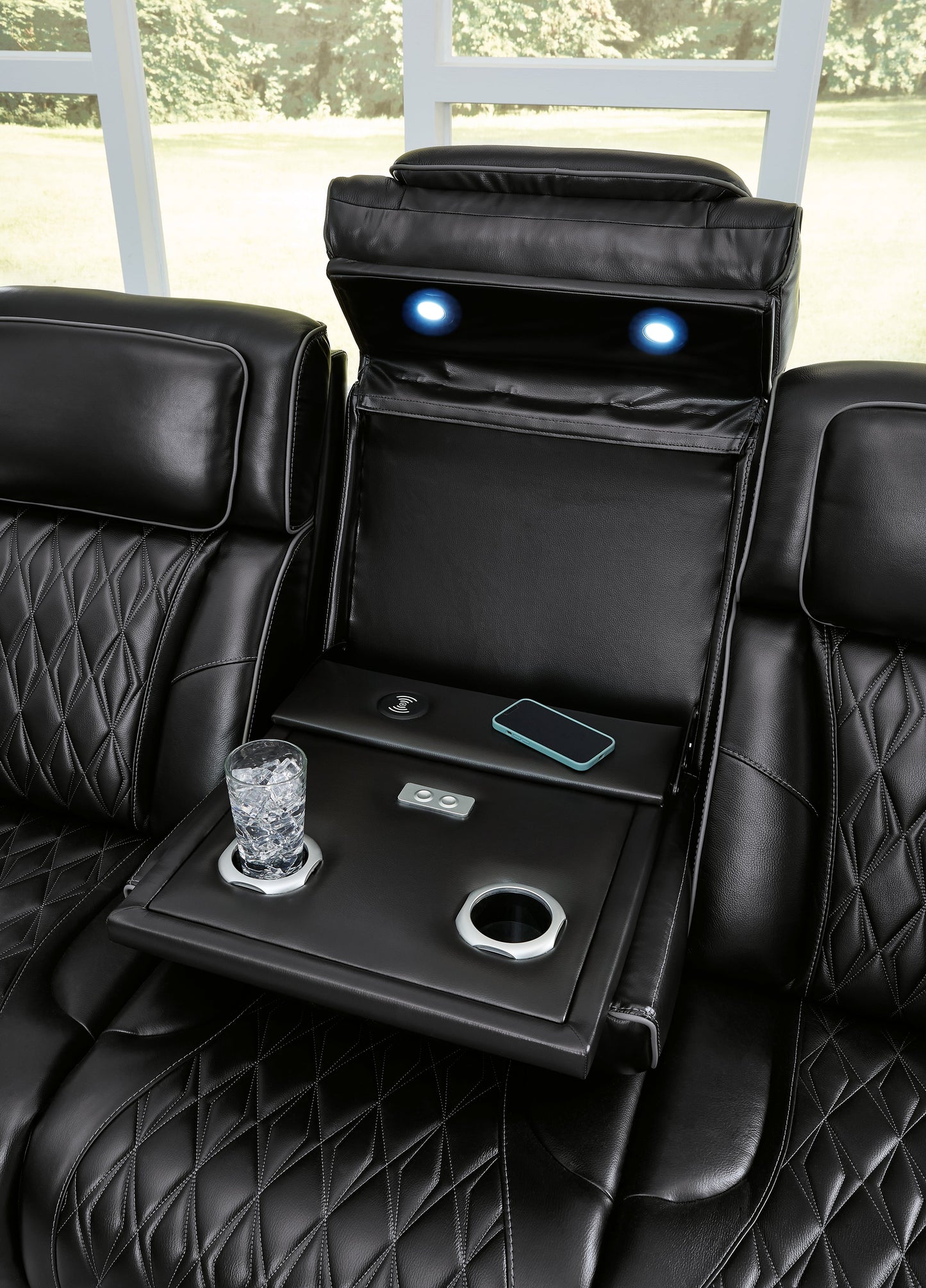Boyington Power Reclining Sofa with Adjustable Headrest