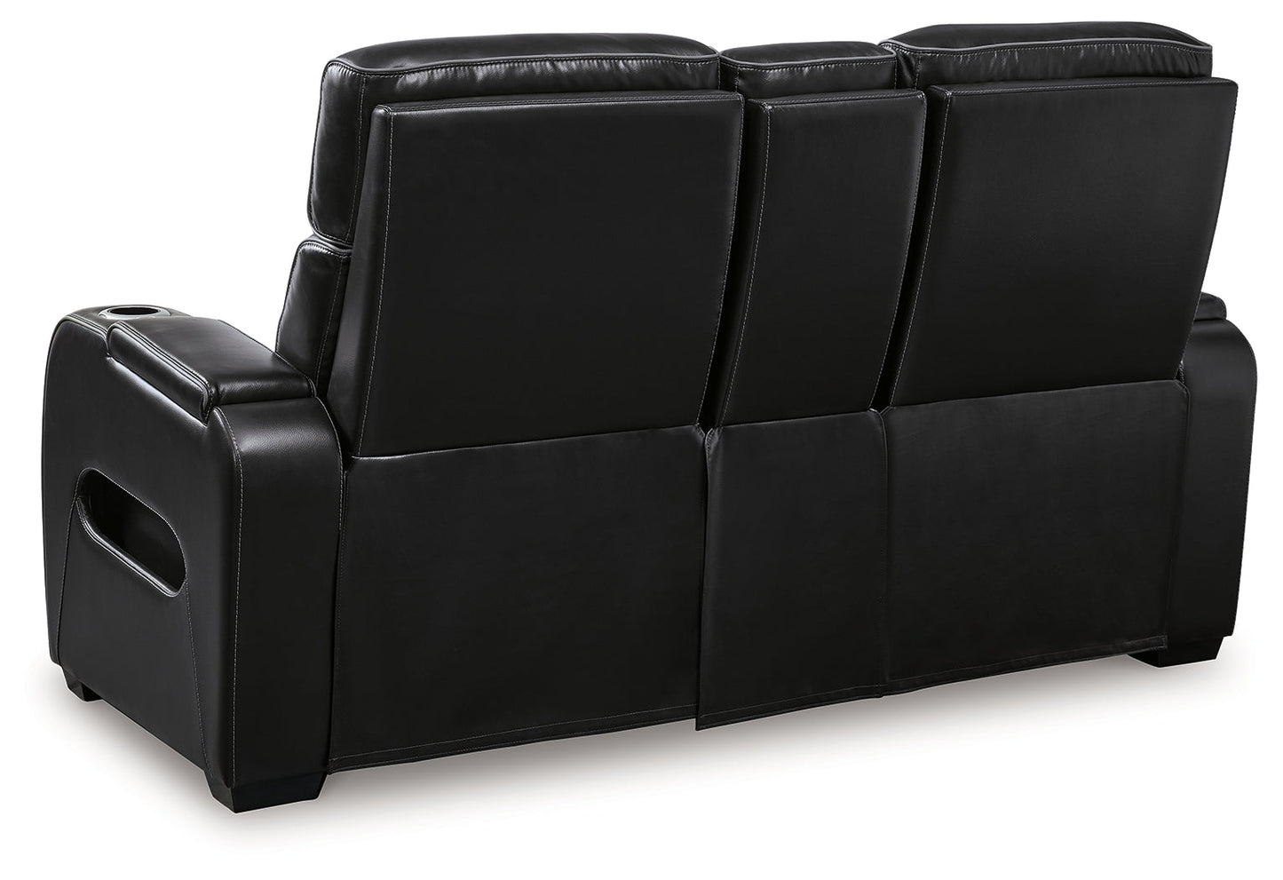 Boyington Black Power Reclining Sofa and Loveseat
