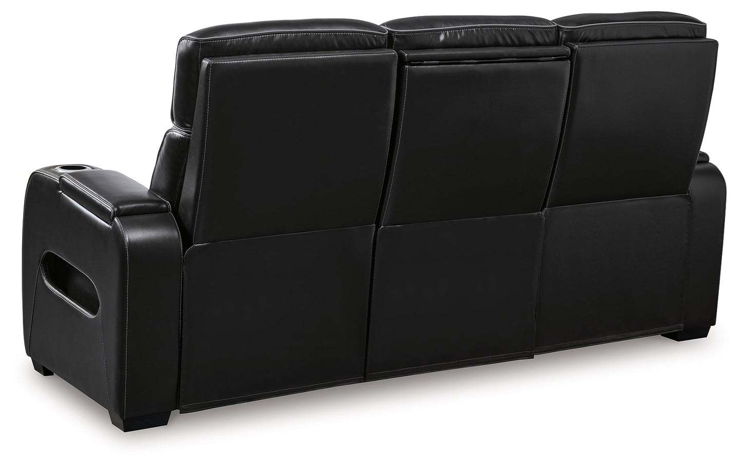 Boyington Black Power Reclining Sofa and Loveseat