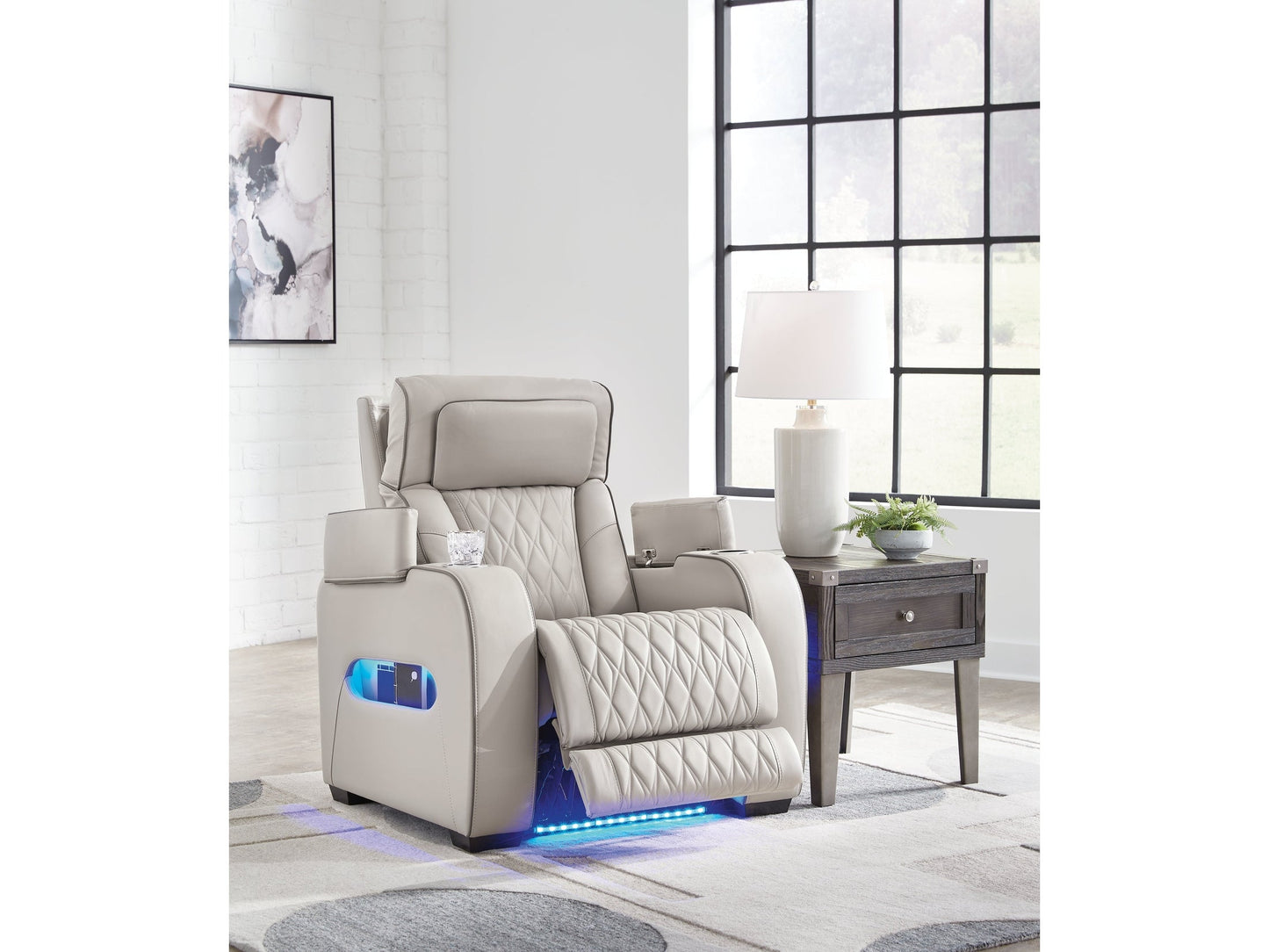 PWR RECLINER/ADJ HEADREST/Boyington/Gray