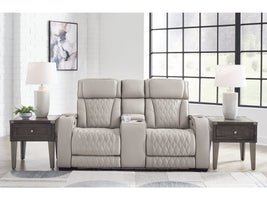 PWR REC LOVESEAT/CON/ADJ/Boyington/Gray