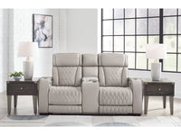 PWR REC LOVESEAT/CON/ADJ/Boyington/Gray