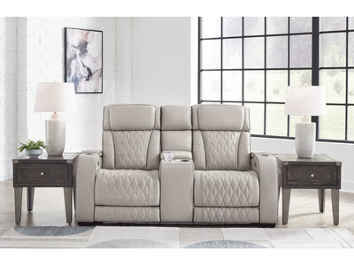 PWR REC LOVESEAT/CON/ADJ/Boyington/Gray