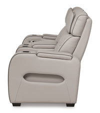 PWR REC LOVESEAT/CON/ADJ/Boyington/Gray