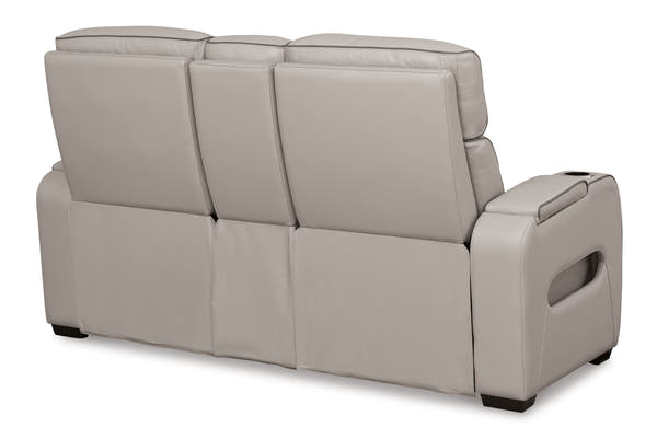 PWR REC LOVESEAT/CON/ADJ/Boyington/Gray