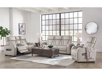 Boyington Gray Power Reclining Living Room Set