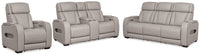 Boyington Gray Power Reclining Living Room Set