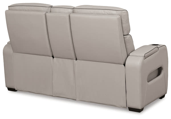 Boyington Gray Power Reclining Living Room Set
