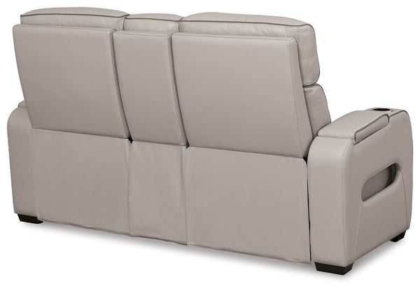 Boyington Gray Power Reclining Living Room Set
