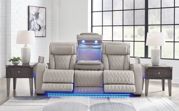 Boyington Power Reclining Sofa with Adjustable Headrest