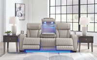Boyington Power Reclining Sofa with Adjustable Headrest