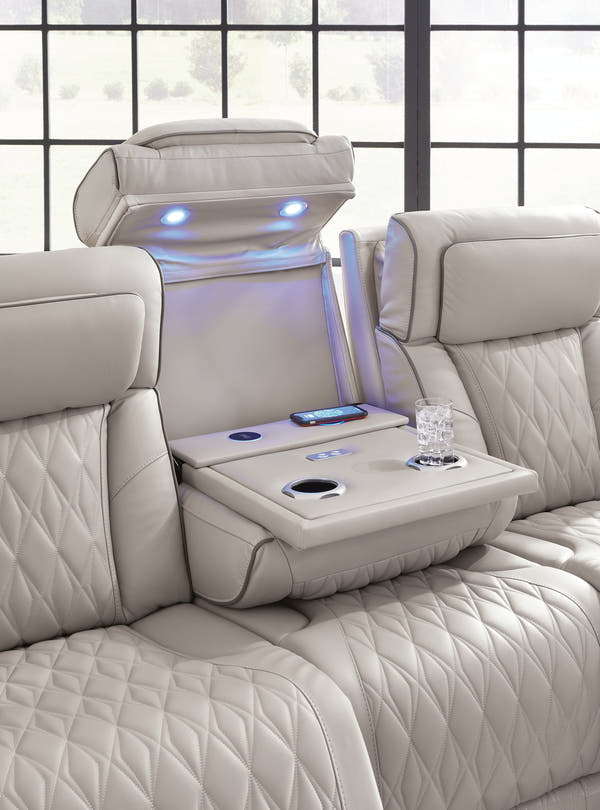 Boyington Power Reclining Sofa with Adjustable Headrest