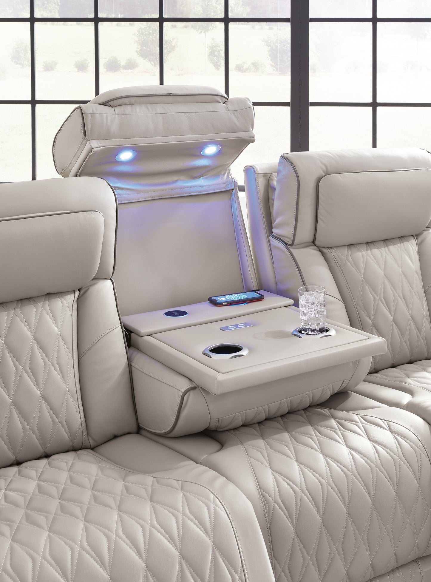 Boyington Power Reclining Sofa with Adjustable Headrest