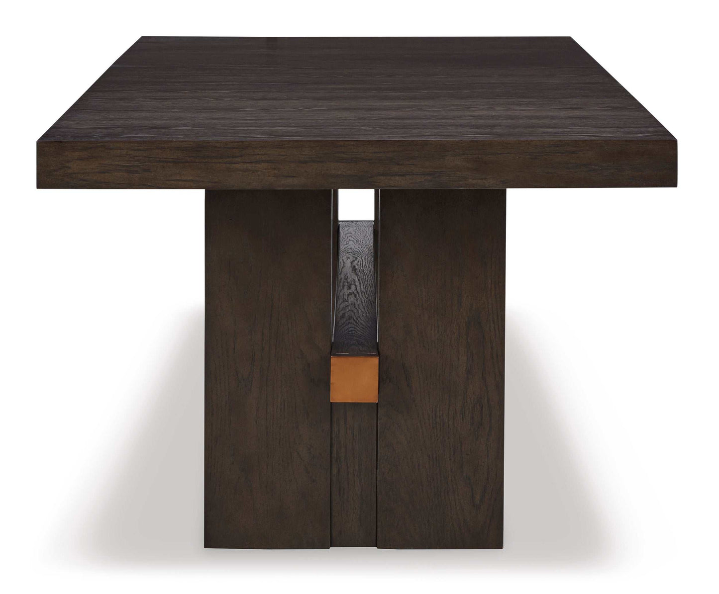 Burkhaus Dark Brown Dining Room Set / 7pc (4 side chairs)