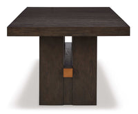 Burkhaus Dark Brown Dining Room Set / 7pc (4 side chairs)