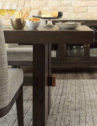 Burkhaus Dark Brown Dining Room Set / 7pc (4 side chairs)