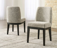 Burkhaus Dark Brown Dining Room Set / 7pc (4 side chairs)