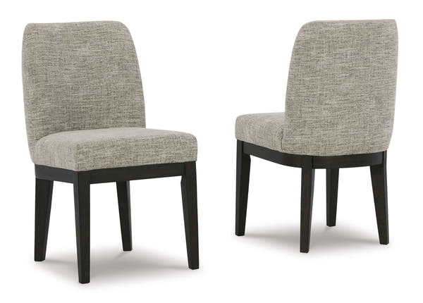 Burkhaus Dark Brown Dining Room Set / 7pc (4 side chairs)