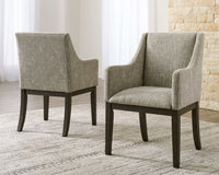 Burkhaus Dark Brown Dining Room Set / 7pc (4 side chairs)