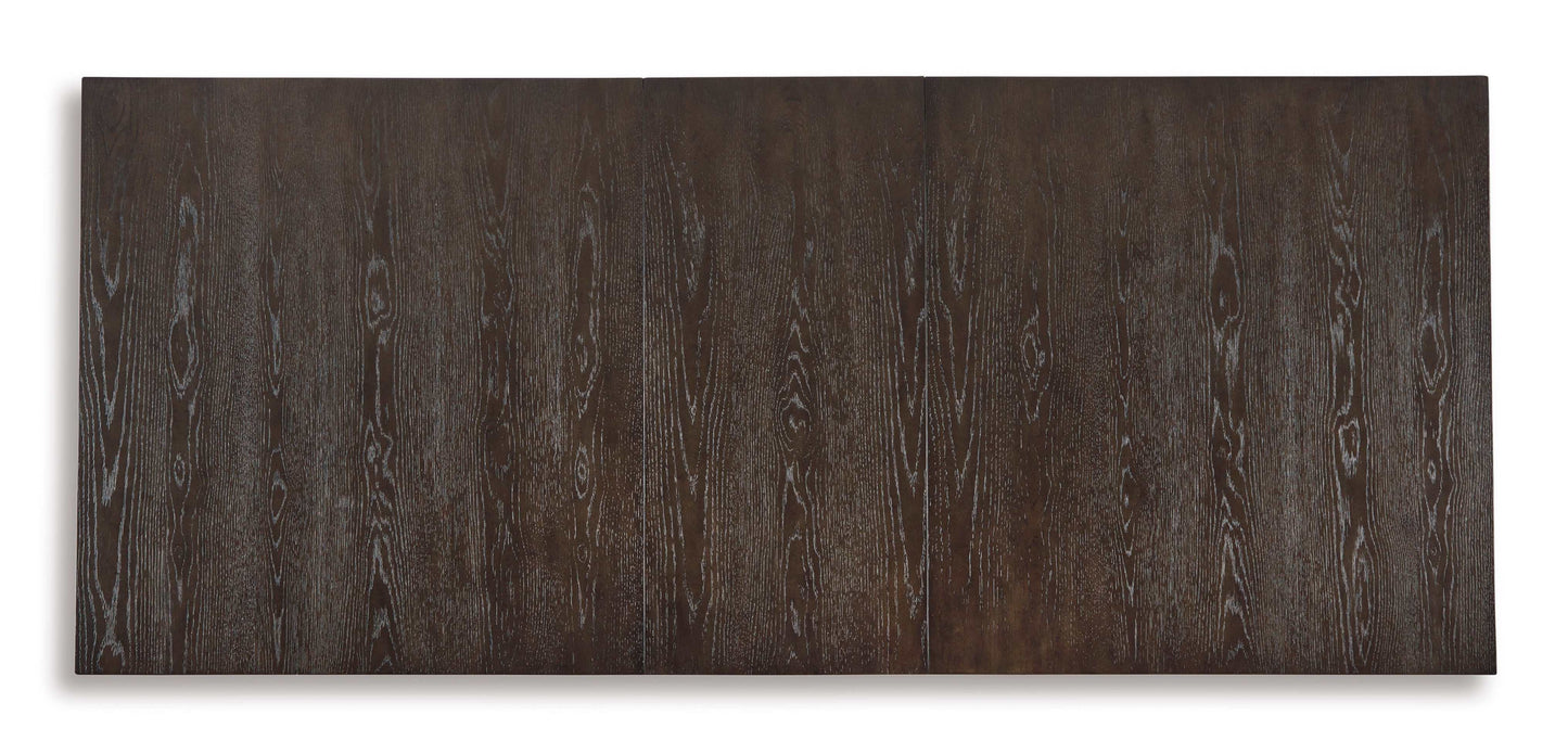 Burkhaus Dark Brown Dining Room Set / 9 pc