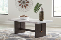 Burkhaus White Coffee Table and 2 Ends