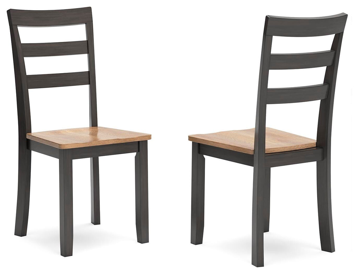 Gesthaven Natural/Brown Dining Chair (Set of 2)