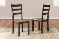 Gesthaven Natural/Brown Dining Chair (Set of 2)