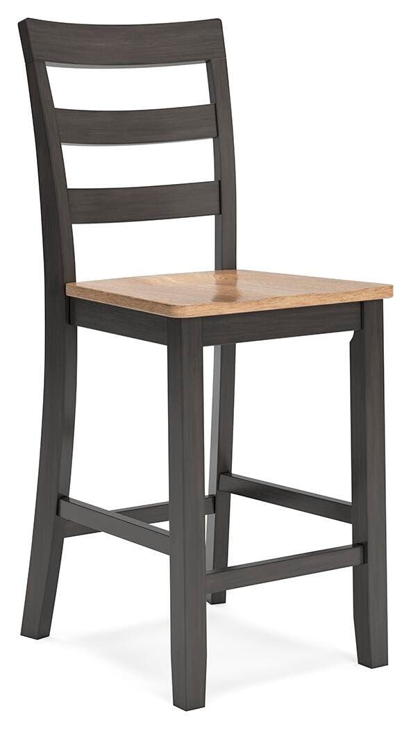 Gesthaven Natural/Brown Counter Height Barstool (Set of 2)