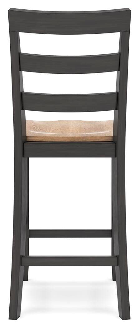 Gesthaven Natural/Brown Counter Height Barstool (Set of 2)