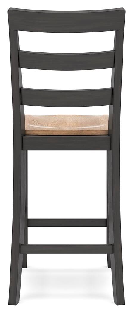 Gesthaven Natural/Brown Counter Height Barstool (Set of 2)