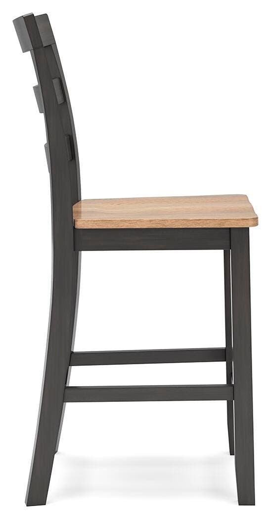 Gesthaven Natural/Brown Counter Height Barstool (Set of 2)