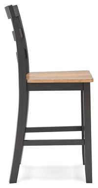 Gesthaven Natural/Brown Counter Height Barstool (Set of 2)