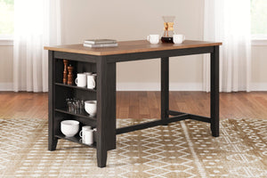 Gesthaven Natural/Brown Counter Height Dining Table