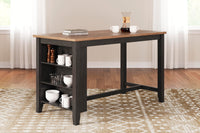 Gesthaven Natural/Brown Counter Height Dining Table