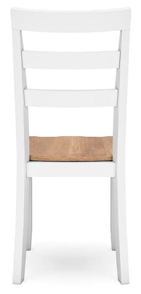 Gesthaven Natural/White Dining Chair (Set of 2)