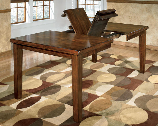 Ralene Medium Brown Extendable Dining Table