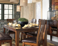 Ralene Medium Brown Extendable Dining Table