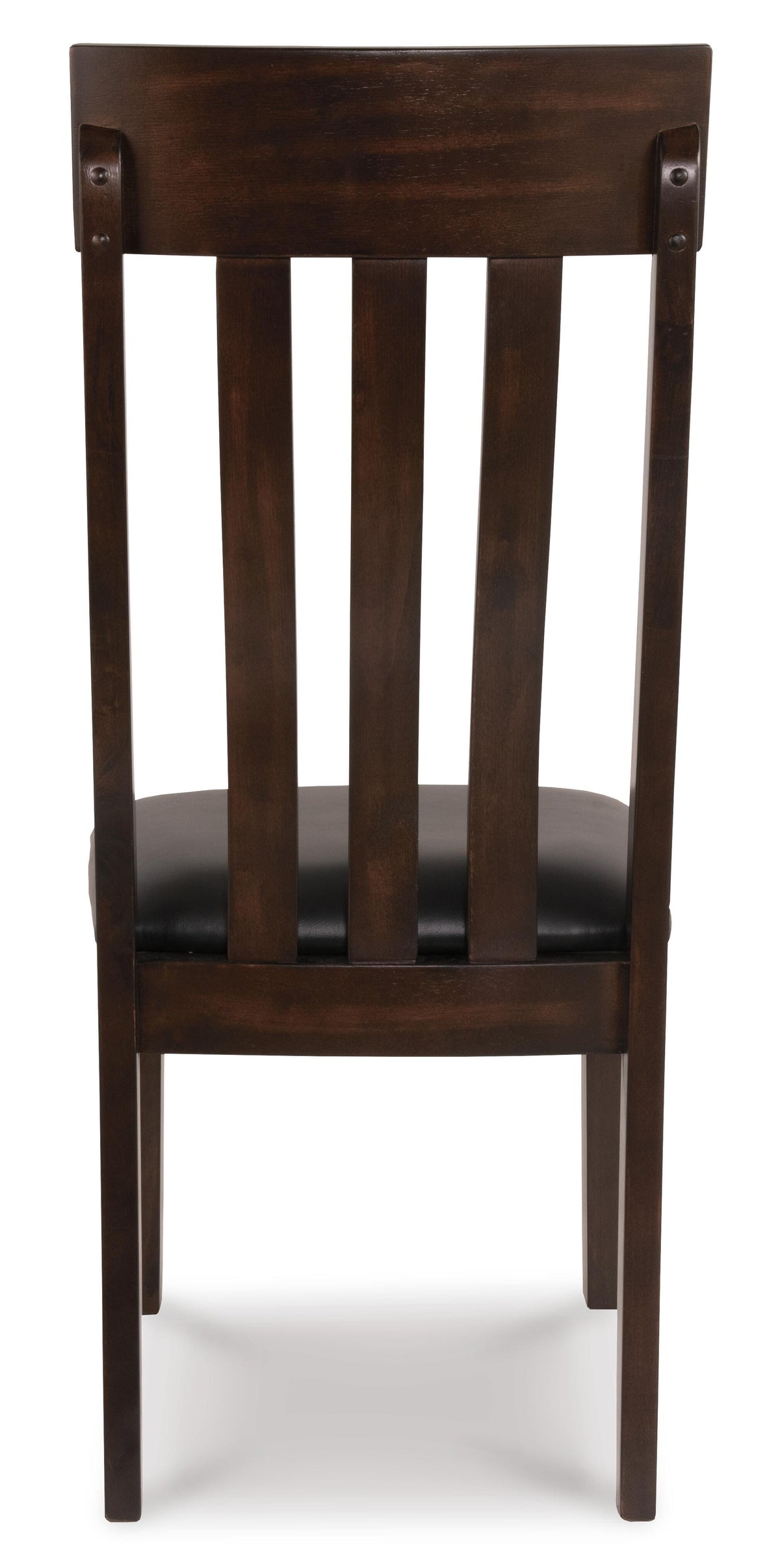 Haddigan Dark Brown Rake Back Upholstered Dining Chair (Set of 2)