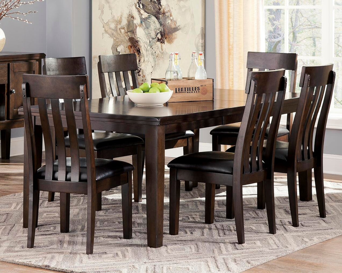 Haddigan Dark Brown Extendable Dining Table