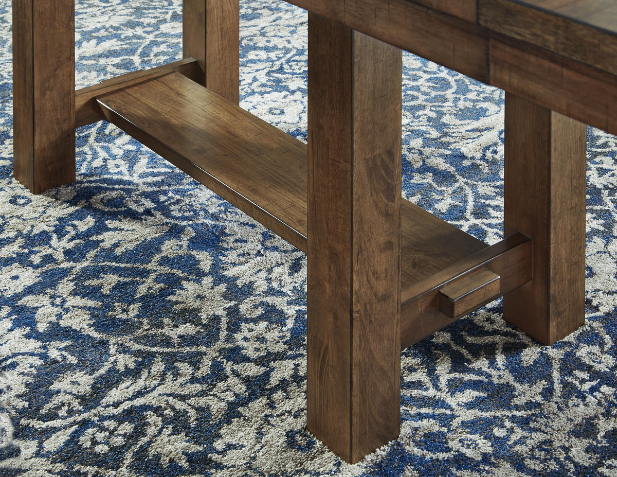 Moriville Grayish Brown Extendable Dining Table