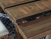 Moriville Grayish Brown Extendable Dining Table