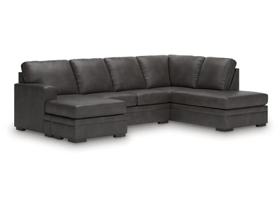 Dara Park Shadow 2-Piece Sectional with Chaise