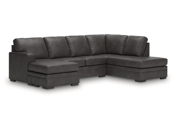 Dara Park Shadow 2-Piece Sectional with Chaise