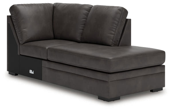 Dara Park Shadow 2-Piece Sectional with Chaise